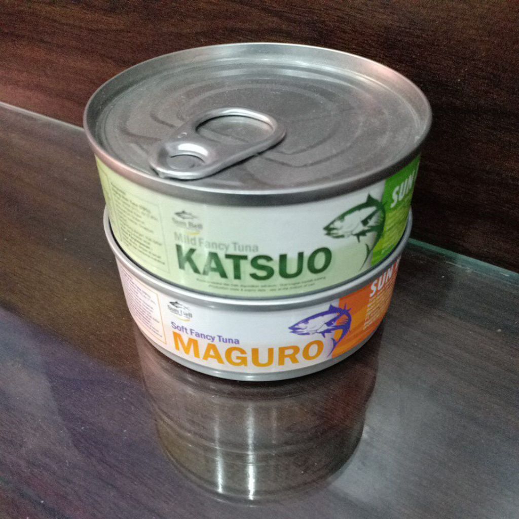 

Sunbell katsuo & maguro kaleng