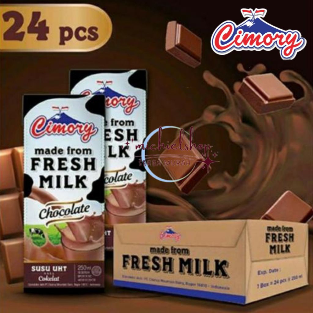 

Cimory Susu UHT 250ML Coklat Strawberry Blueberry 1Karton/Dus isi 24pcs