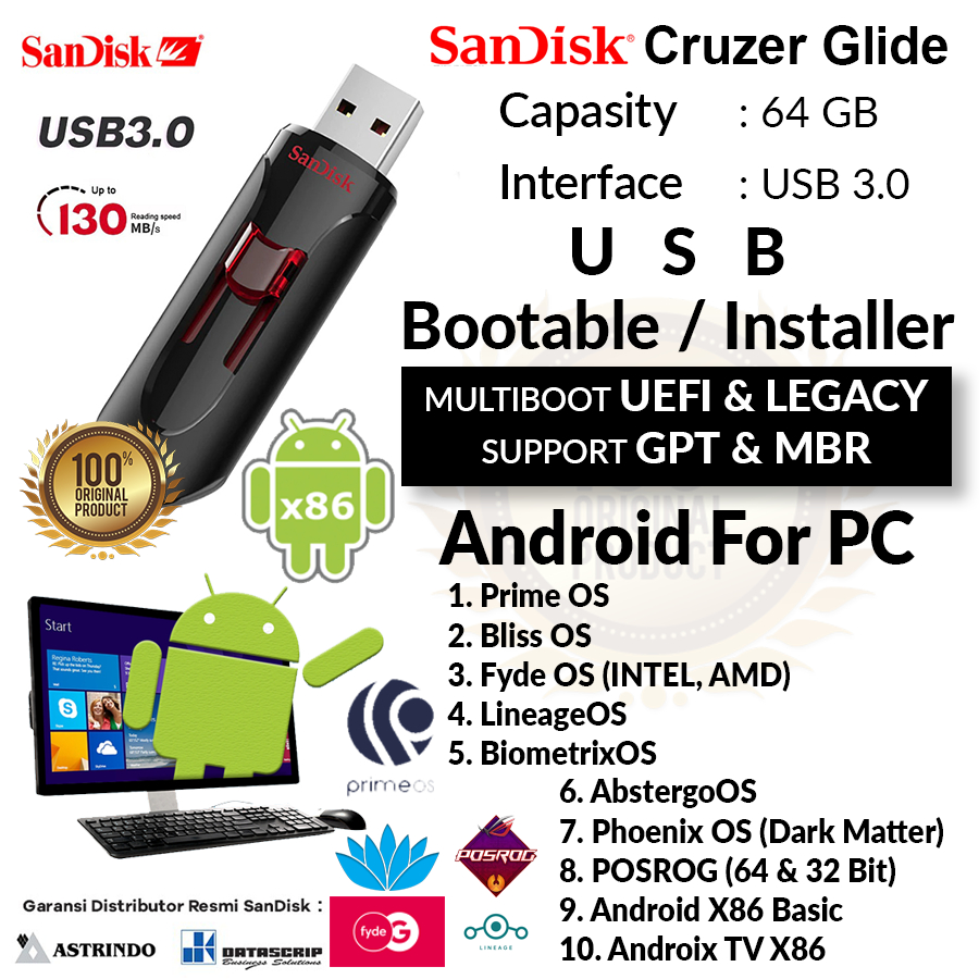 Harga bootable usb for android Terbaru Mei 2026 | BigGo Indonesia