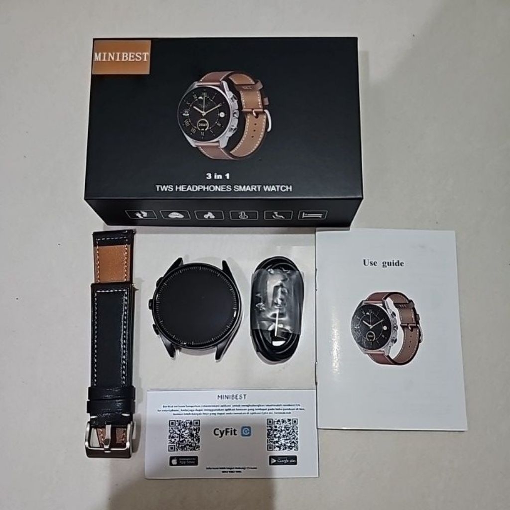 Minibest TWS Headphones Smart Watch 3 in 1 F26