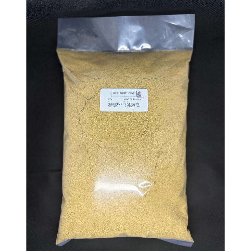 

Adas Manis Bubuk 1Kg Murni/Fennel Powder Pure Asli 100%