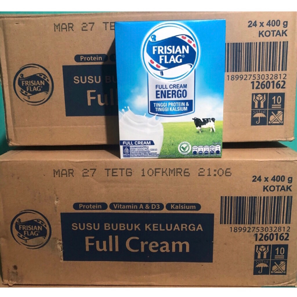 

ORIGINAL TERMURAH 400g EXP MARET 2027 FRISIAN FLAG SUSU BUBUK FULL CREAM 400g STOK TERBATAS
