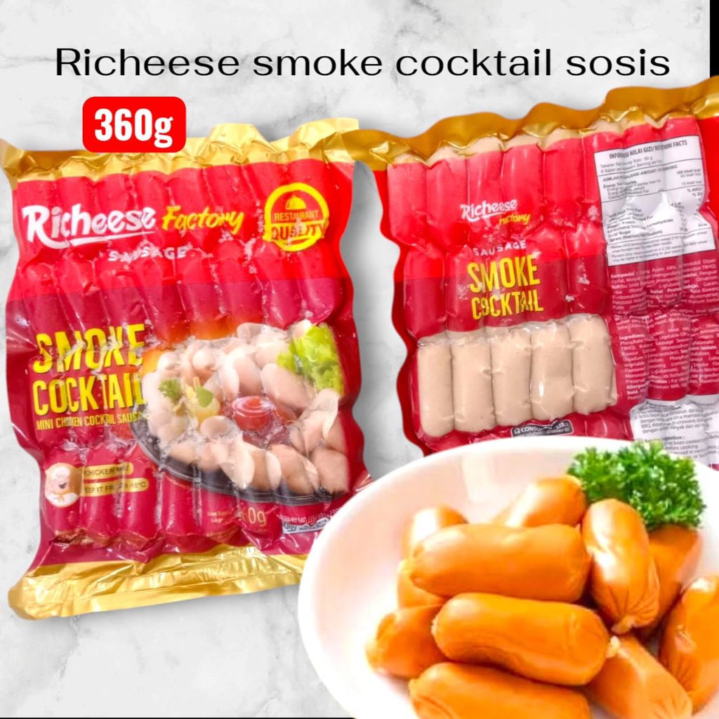 

Richeese sosis smoke cocktail 360gr