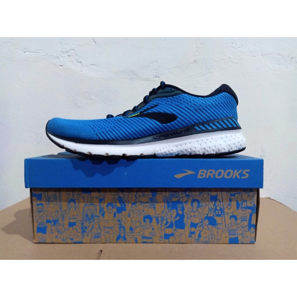 SEPATU LARI PRIA BROOKS ADRENALINE GTS 20 BLUE ORIGINAL