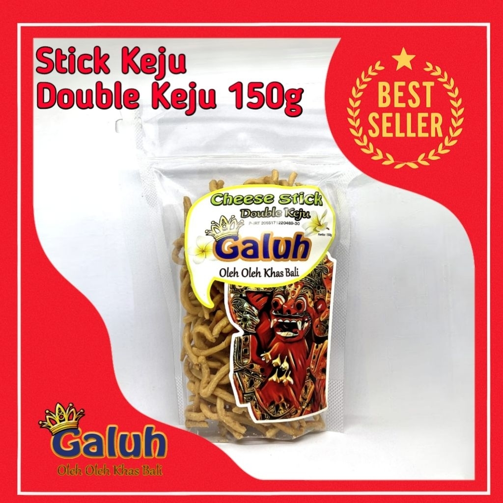 

Cheese Stick Galuh 150g – Camilan Stik Keju Renyah, Oleh Oleh Khas Bali Snack Murah