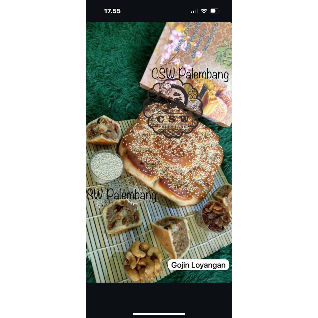 

citra sari wangi gojin loyangan kue bulan palembang mooncake