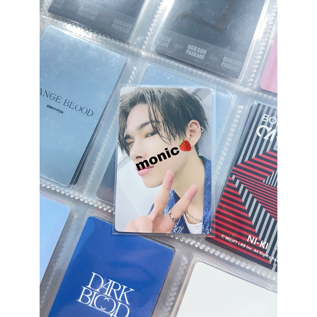 Photocard Ni-ki Enhypen Official Orange Blood YZY R5 Denim