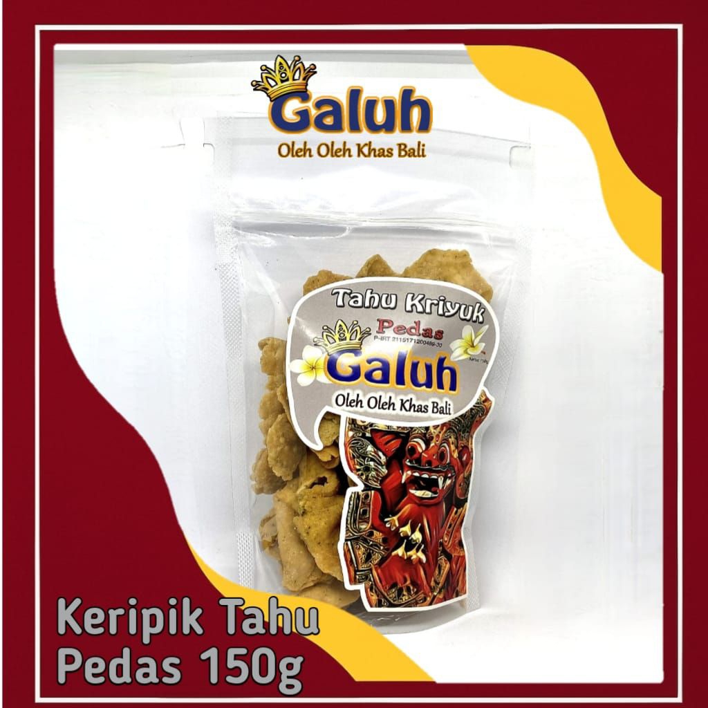 

Keripik Tahu Galuh 150g – Rasa Pedas Oleh Oleh Khas Bali Cemilan Lebaran Murah halal