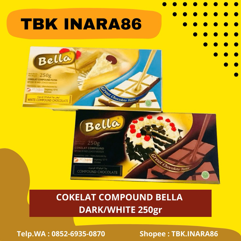 

Cokelat Compound Bella Dark & White – Cooking Chocolate Batangan Serbaguna