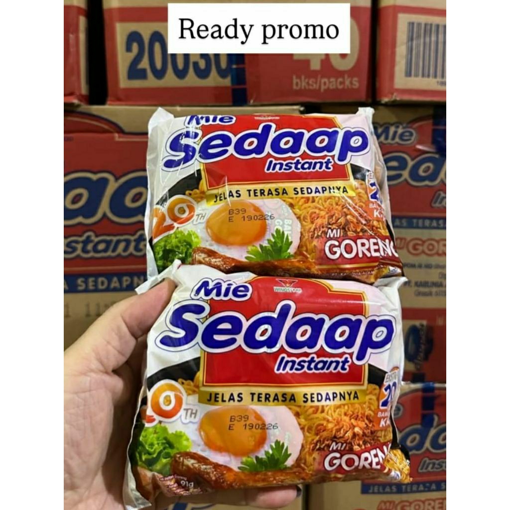 

sedaap goreng isi 40 bungkus (1dus)