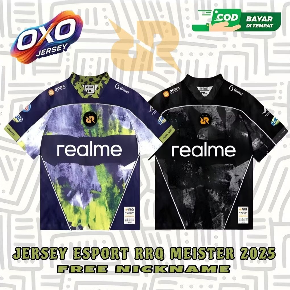 JERSEY ESPORT RRQ MEISTER 2025 TERBARU FREE NICKNAME