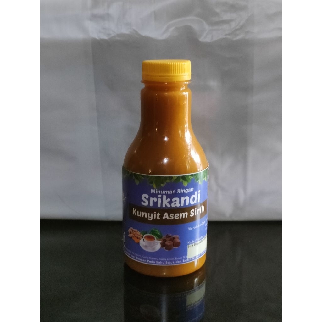 

Sirih Kunyit Asem Srikandi ukuran 250 ml