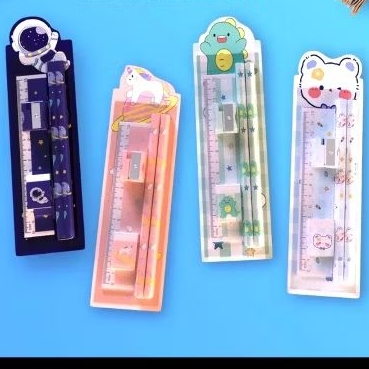 

Bear 5in1 Pensil Set Alat Tulis Anak Lucu Dan Penghapus Untuk Tempat Pensil bagus