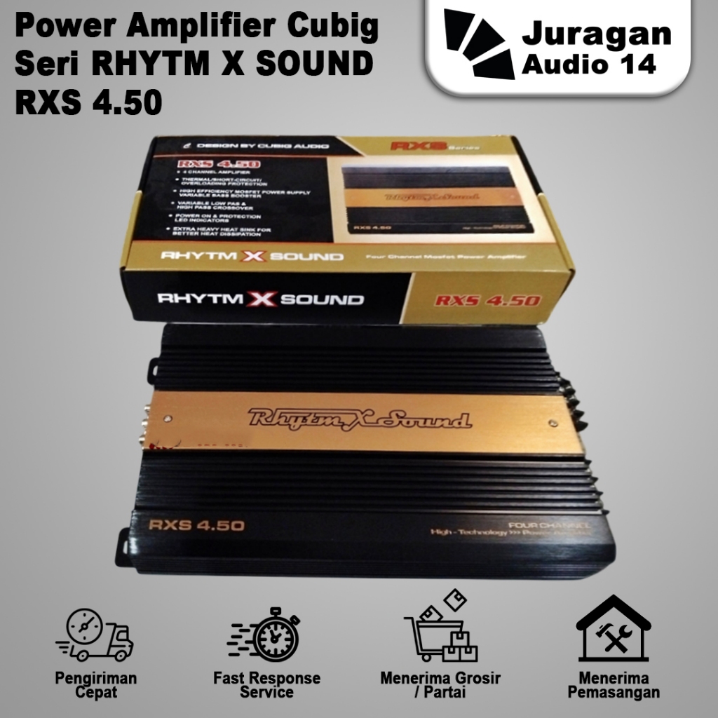 Power Amplifier Cubig seri RHYTM X SOUND RXS 4.50