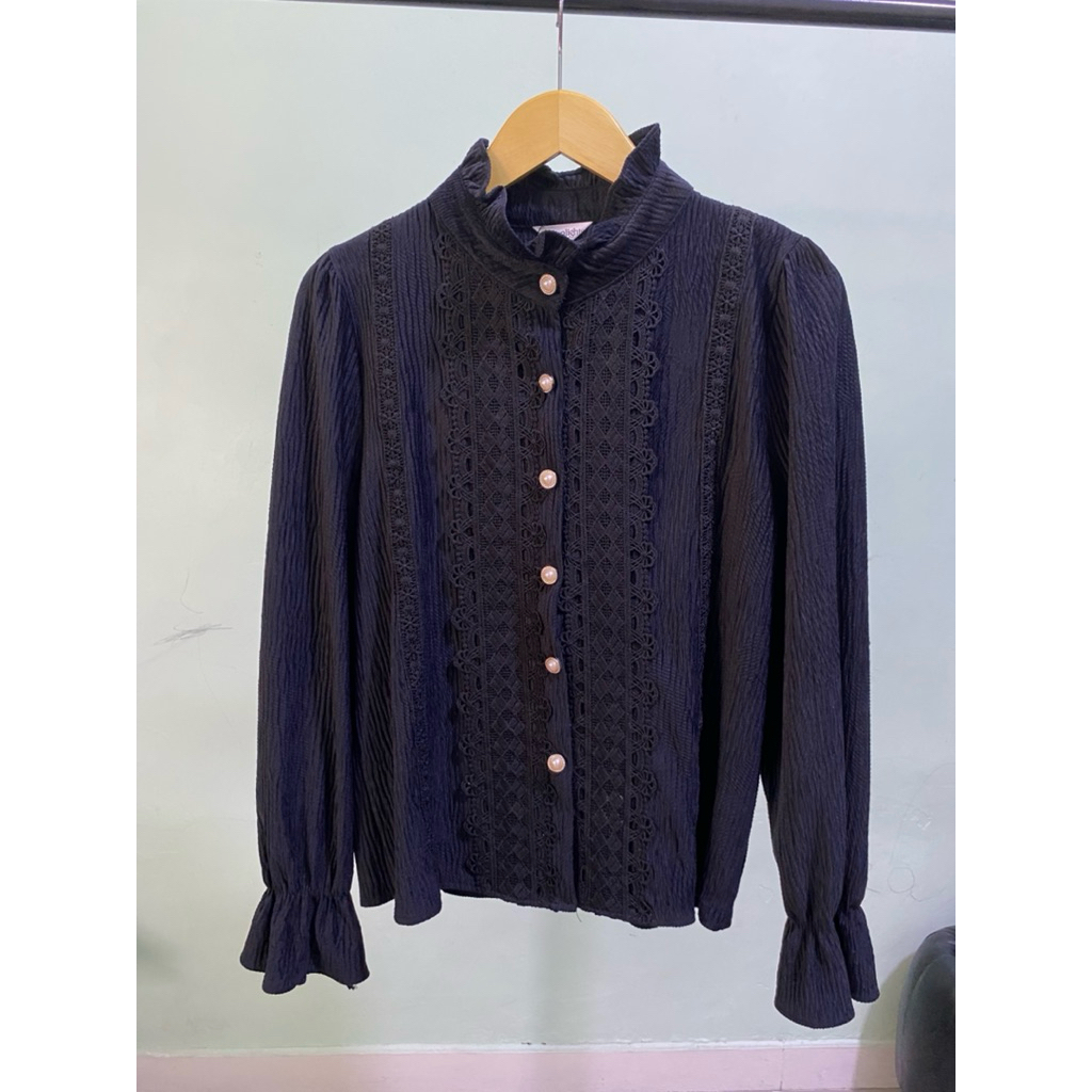 Kemeja wanita kerah shanghai