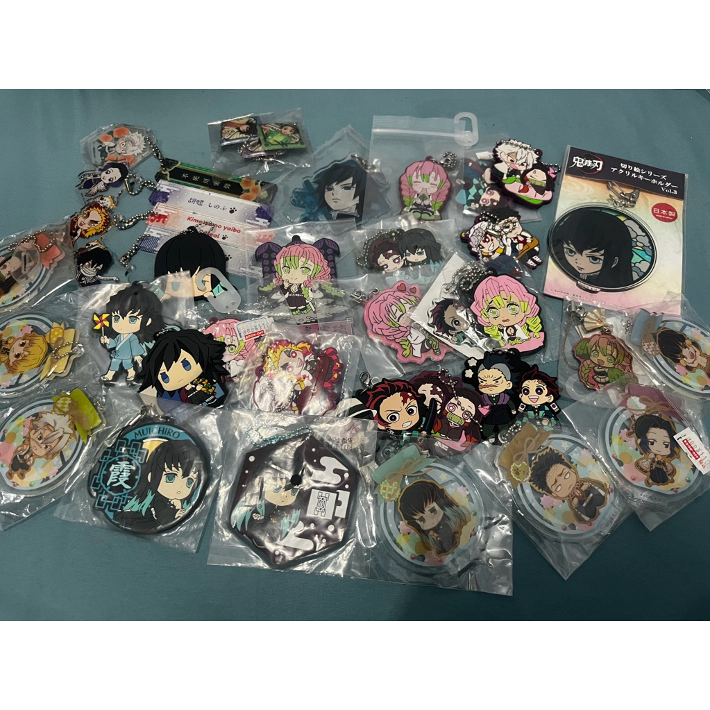 [KNY] READY OFFICIAL MERCH Keychain Badge Pin Acrylic Standee Anime Demon Slayer Kimetsu No Yaiba Mu