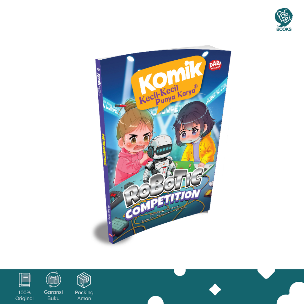 Buku Anak Komik KKPK: Robotic Competition| Komik Persahabatan Karya Penulis Cilik - Pastel Books