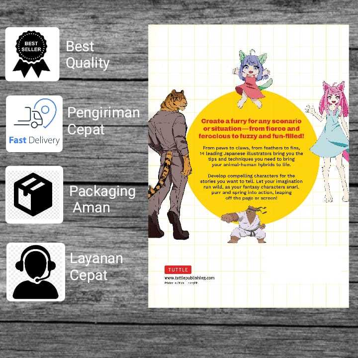 

Buku The Ultimate Guide to Drawing Manga Action Furries