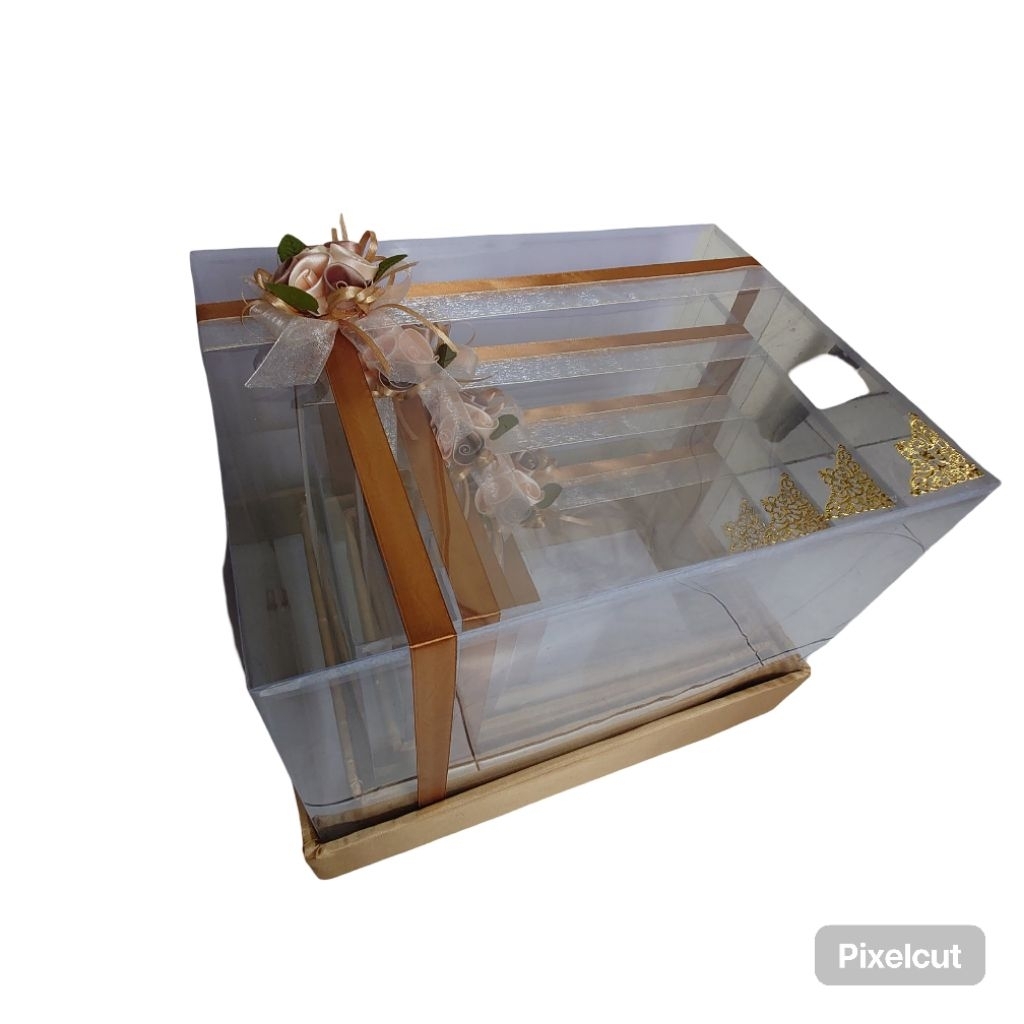 

box seserahan hantaran mika set isi 4