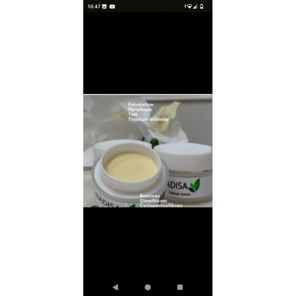 Nadisa Skincare krim siang besar