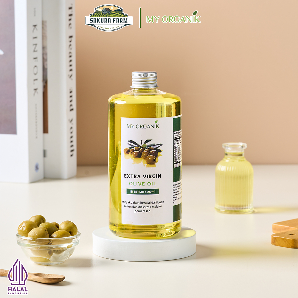 

My Organik - Extra Virgin Olive Oil Minyak Zaitun EVOO Murni Pure 100% Original 100ml 250ml 500ml