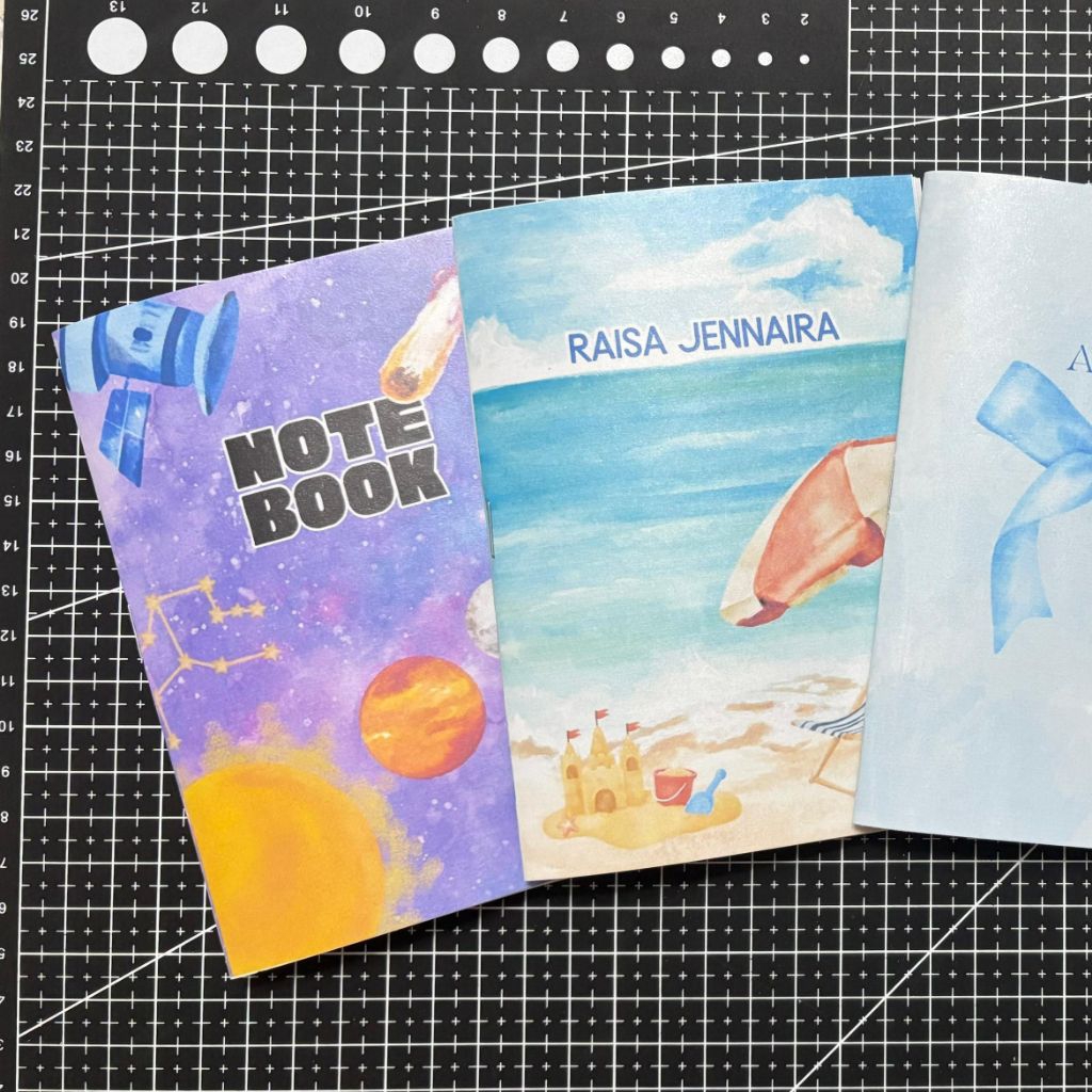 

Notebook Custom Nama Aesthetic / Buku Catatan Diary Personalized