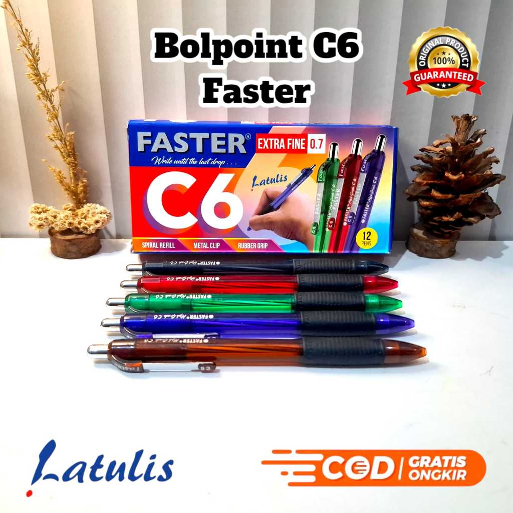 

Pulpen Faster C6 (12pcs) Murah