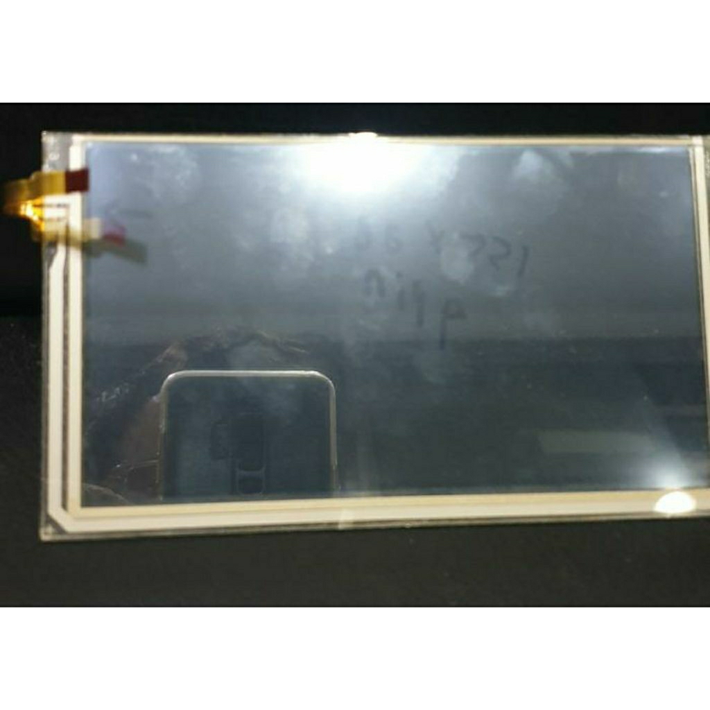 Layar sentuh Touch screen cabutan TV mobil ukuran 155 x 88 mm 4 pin bekas normal