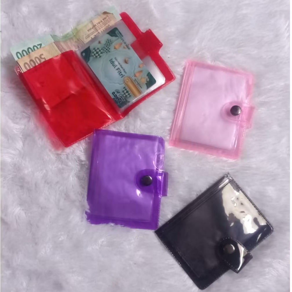 Dompet Kartu Mini Transparan
