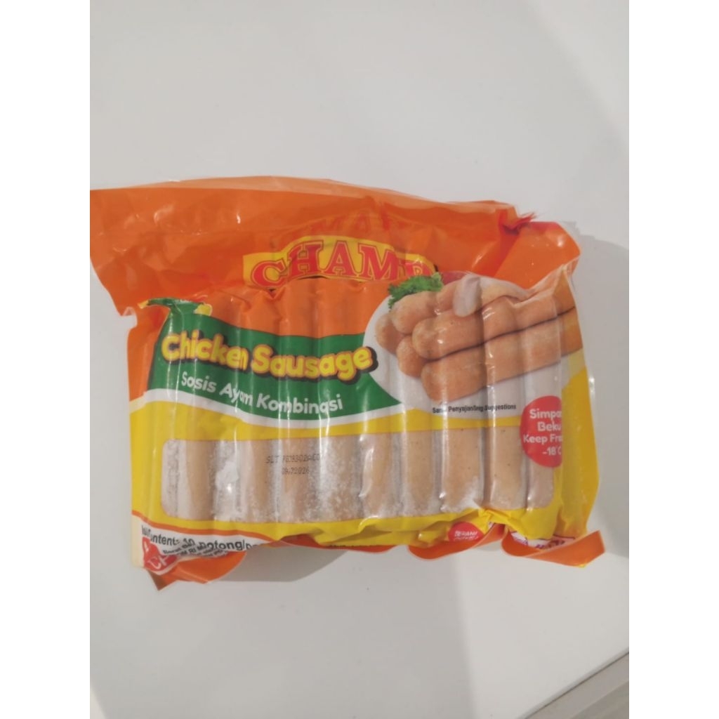 

Champ Sosis Ayam 1kg | Frozen Food Praktis Siap Masak