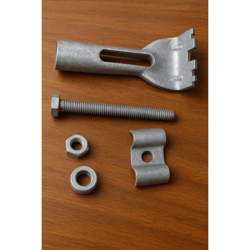 Clamp Grating Type A / Klem Grating Galvanis lengkap