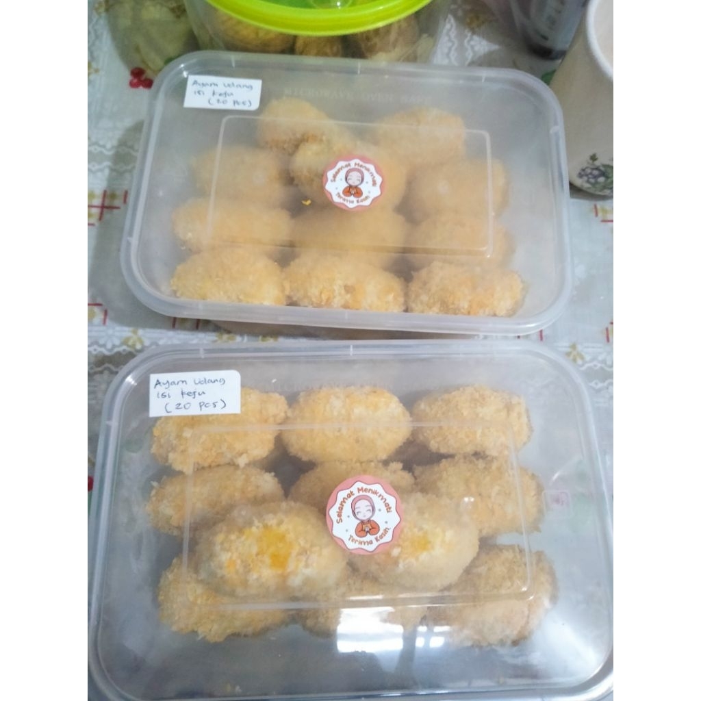 

PO Ayam Udang Isi Keju isi kemasan isi 20 pcs