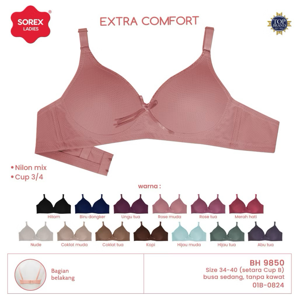 Bra Wanita Sorex Extra Comfort – BH 9850