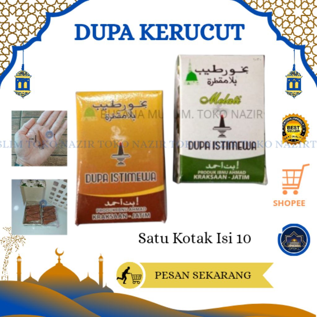 Nazir - Dupa Kerucut Dupa Kenduri Dupa Pengantin | Menyan | Bhukur | Dupo