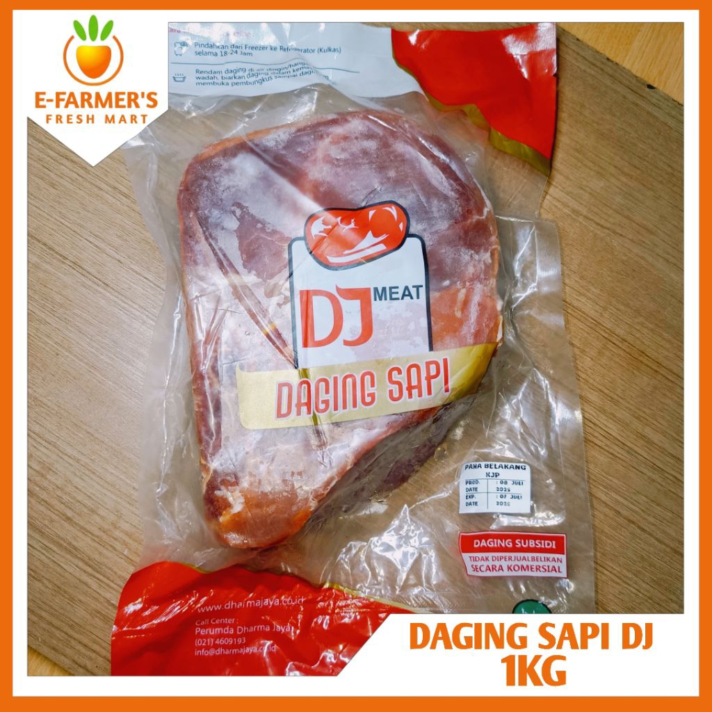 

Daging Sapi DJ/Premium 1KG Ternurah Frozen (JAKBAR)