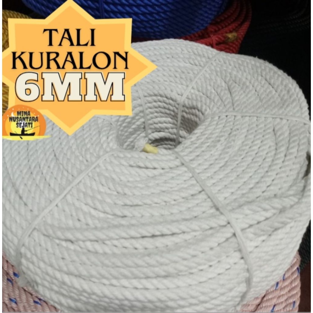 

TALI KURALON PUTIH 6MM HARGA PER ROL