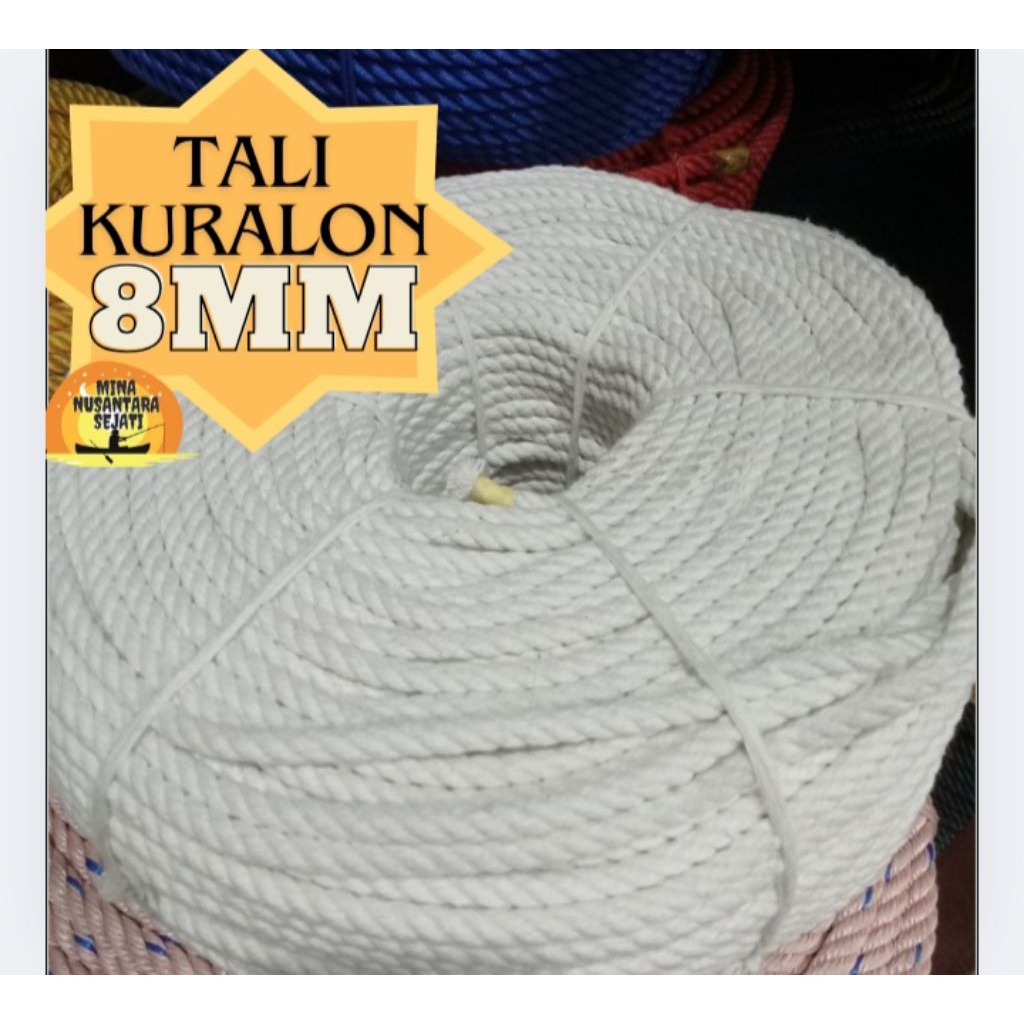 

TALI KURALON PUTIH 8MM HARGA PER ROL