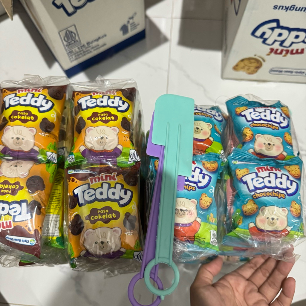 

{free centong} biskuit Teddy mini renyah ! (isi 20) Cookies Food Makanan Cemilan Kering Manis