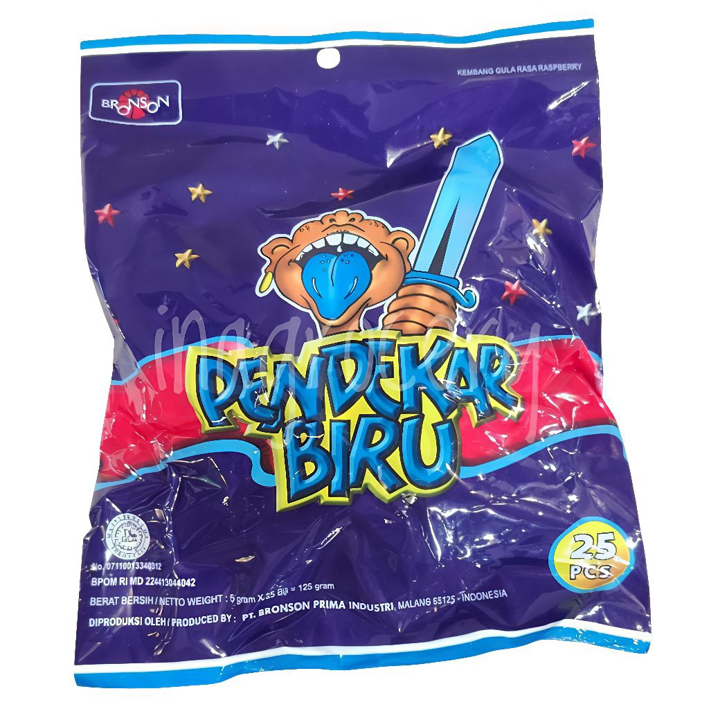 

Permen Pendekar Biru isi 25pcs