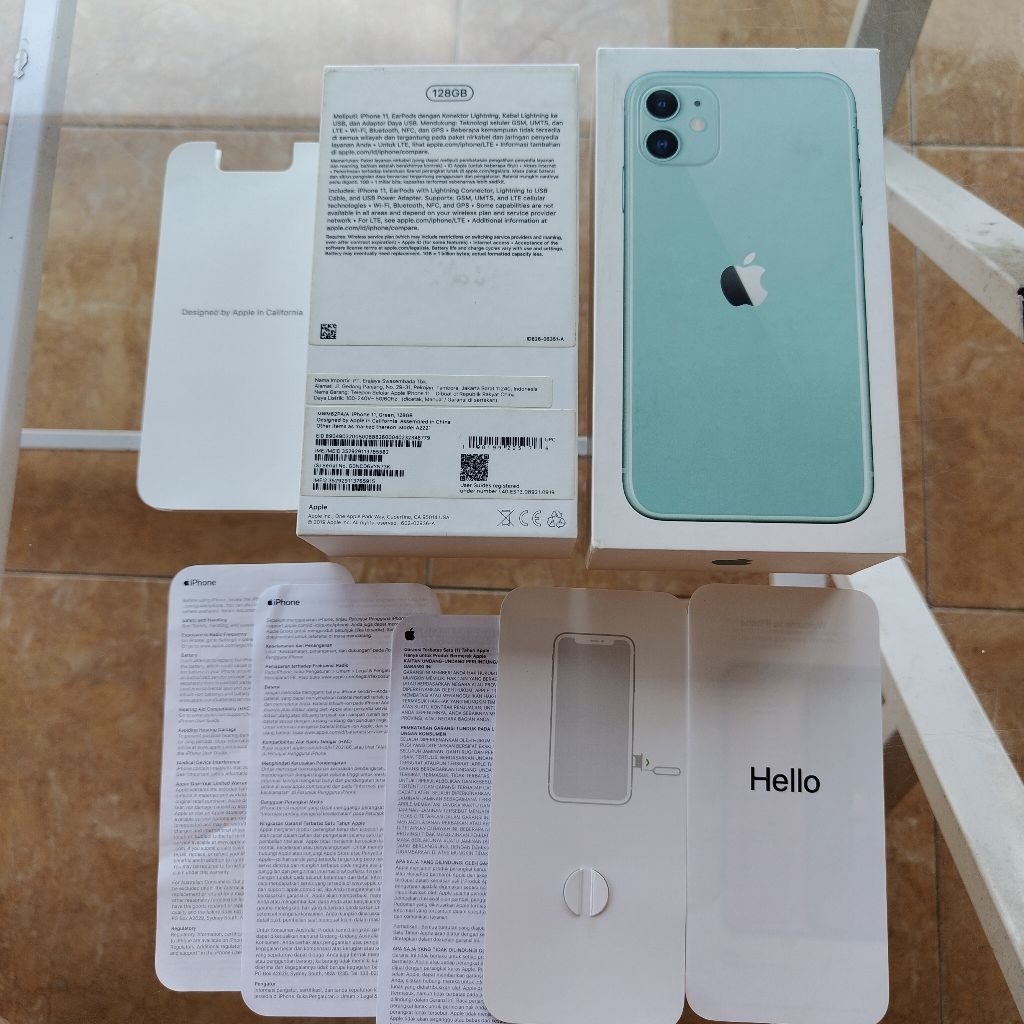 Dus Box iPhone 11 128GB Green iBox Original Copotan