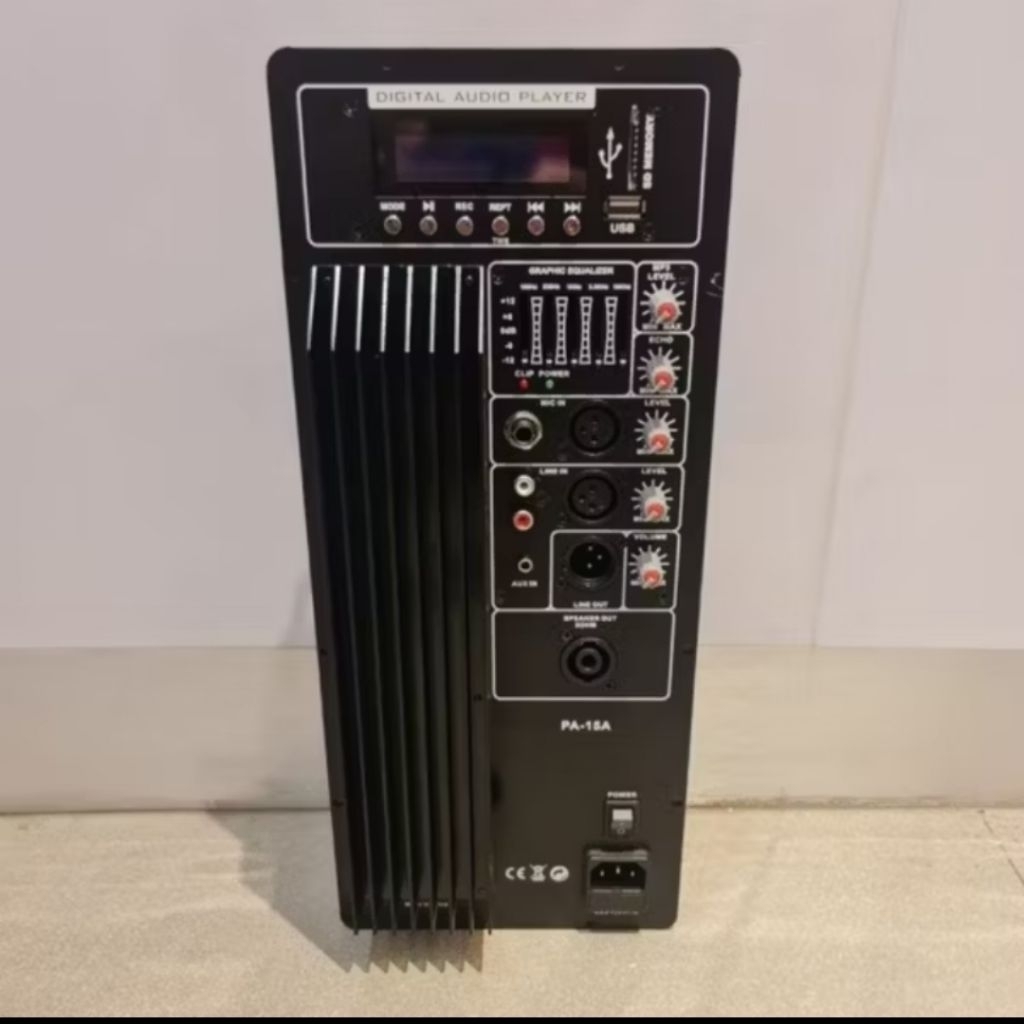 Power Kit Speaker Aktif Bluetooth Usb Mic Input Echo