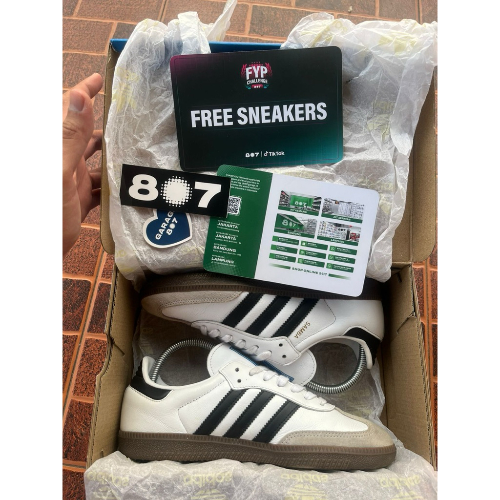 adidas samba white 38