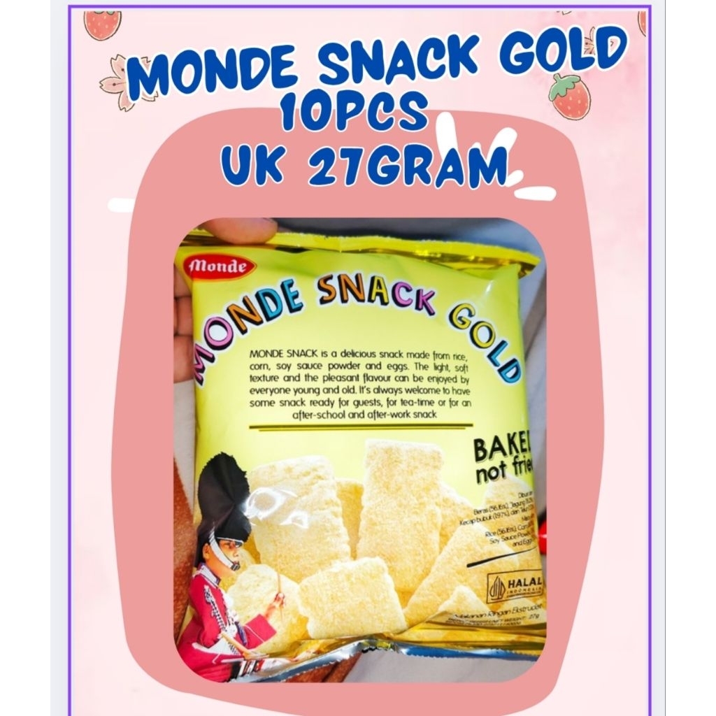 

MONDE SNACK GOLD 10PCS