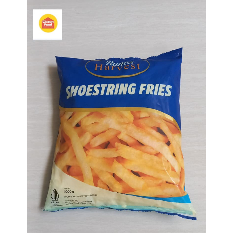 

Potato Shoestring Fries Frozen Ranch Harvest 1 Kg