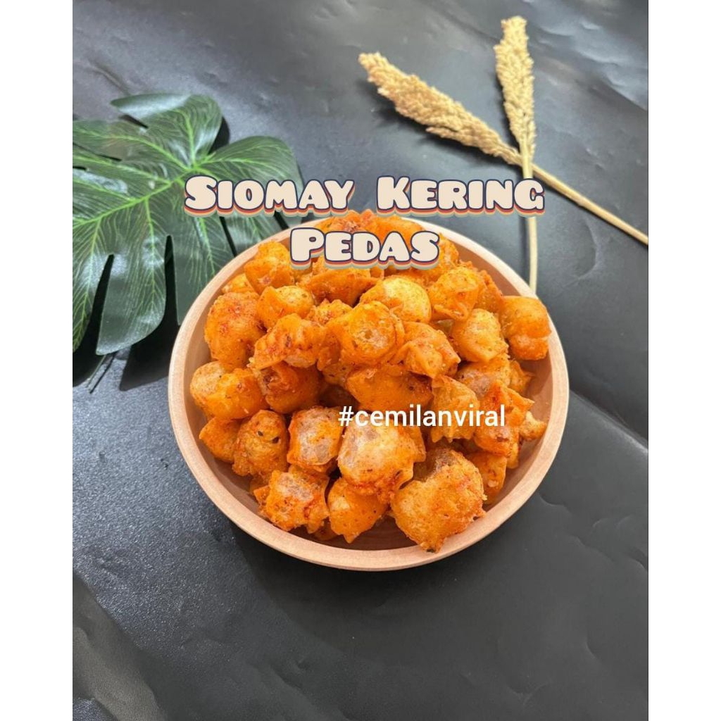 

Cemilan Viral Siomay Kering Pedas Gurih Daun Jeruk Makanan Snack Food Kerupuk