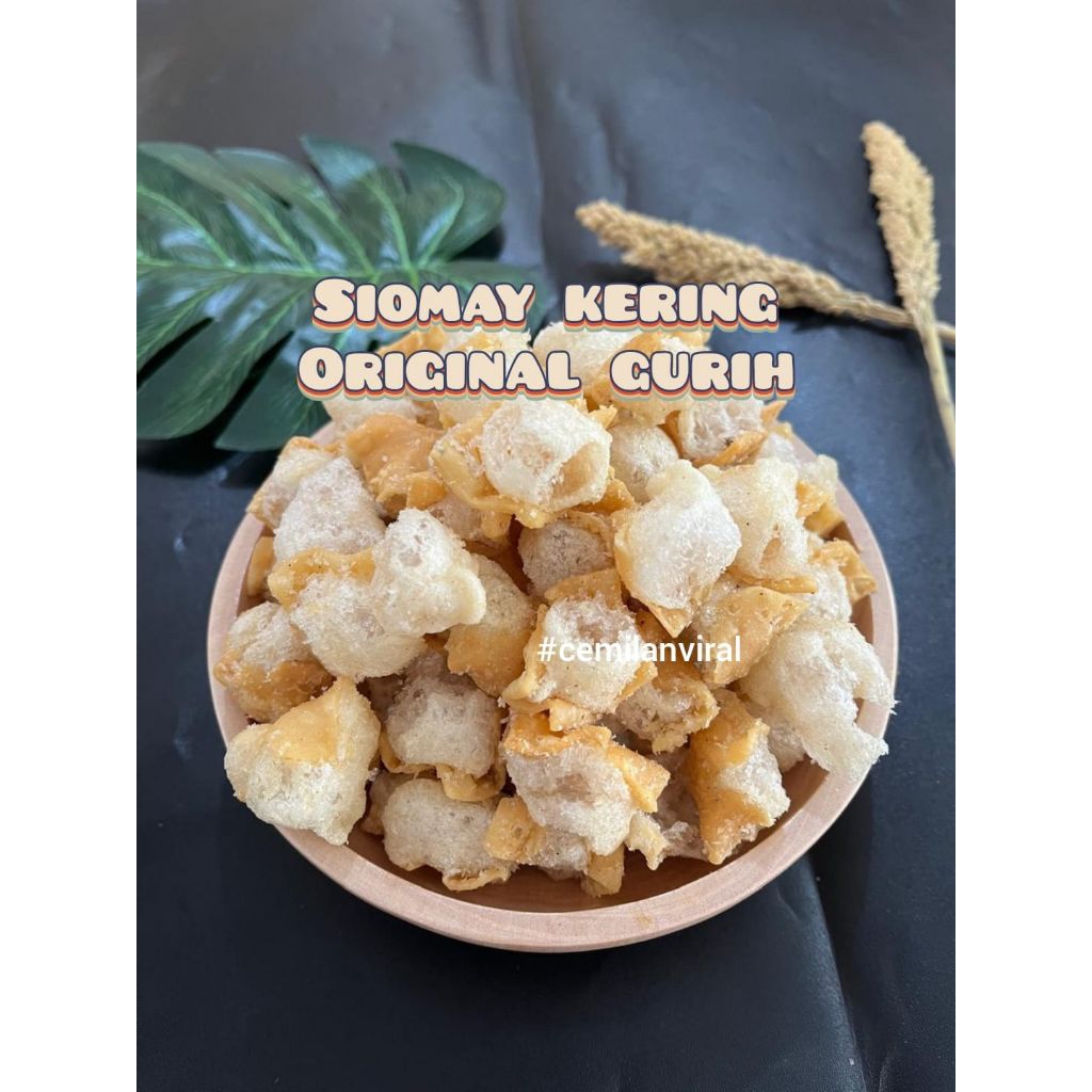 

Cemilan Viral Siomay Kering Original Gurih Makanan Snack Food Kerupuk
