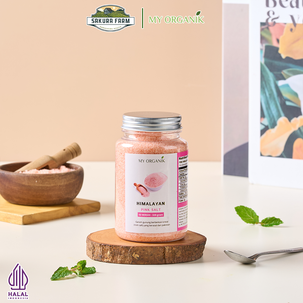 

Garam Himalaya 320 Gr - Himalaya Pink Salt Original My Organik