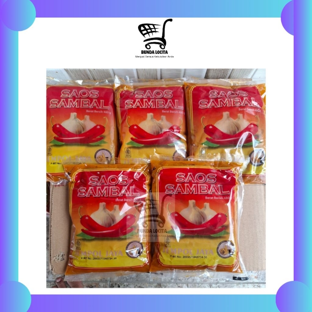 

Jempol Jaya Saos Sambal 430gr Paket 5 pcs
