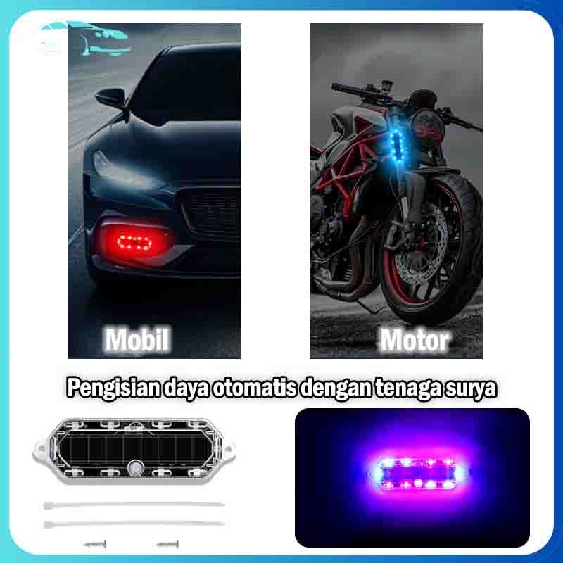 Tenaga Surya Solar  Lampu LED Pesawat motor kedip Universal Tahan Air Pesawat Lampu