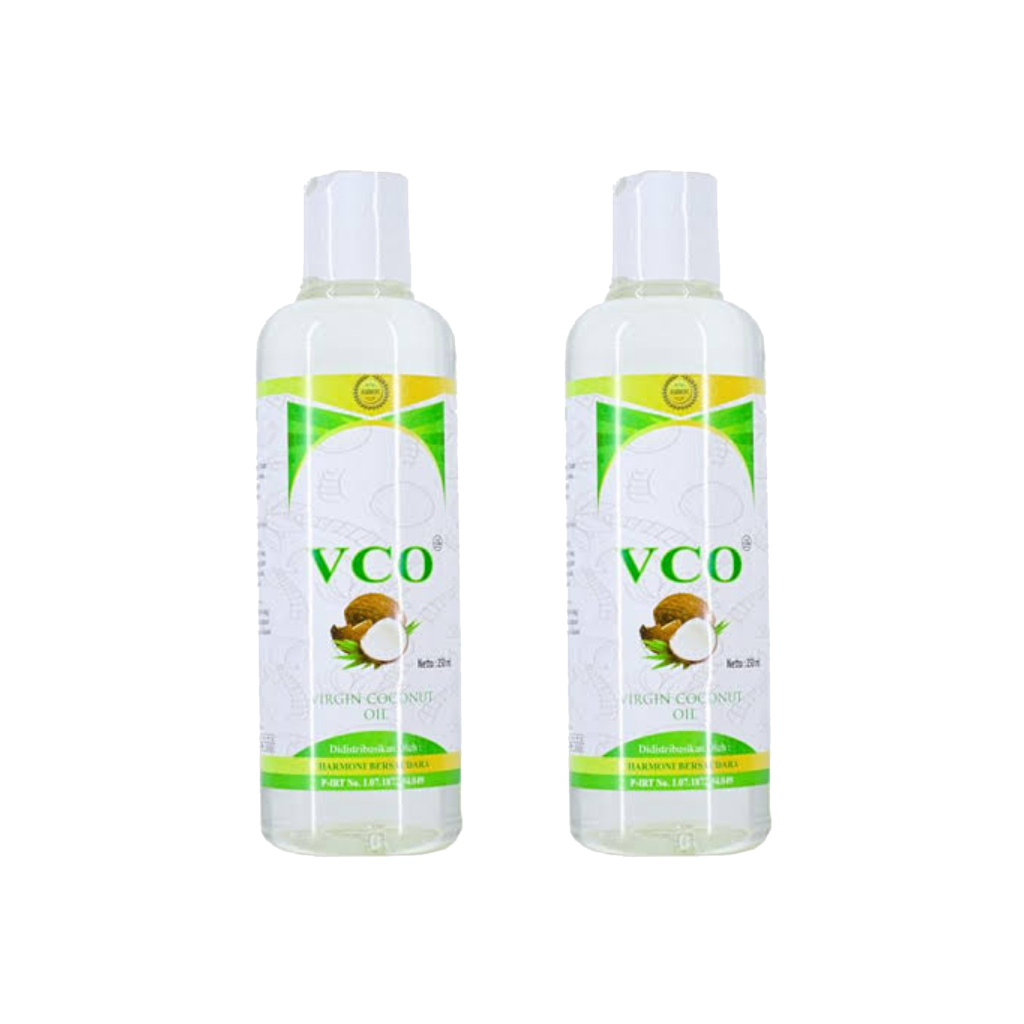 

2 BTL VCO Harmoni 250ml Virgin Coconut Oil Minyak Kelapa Murni Asli